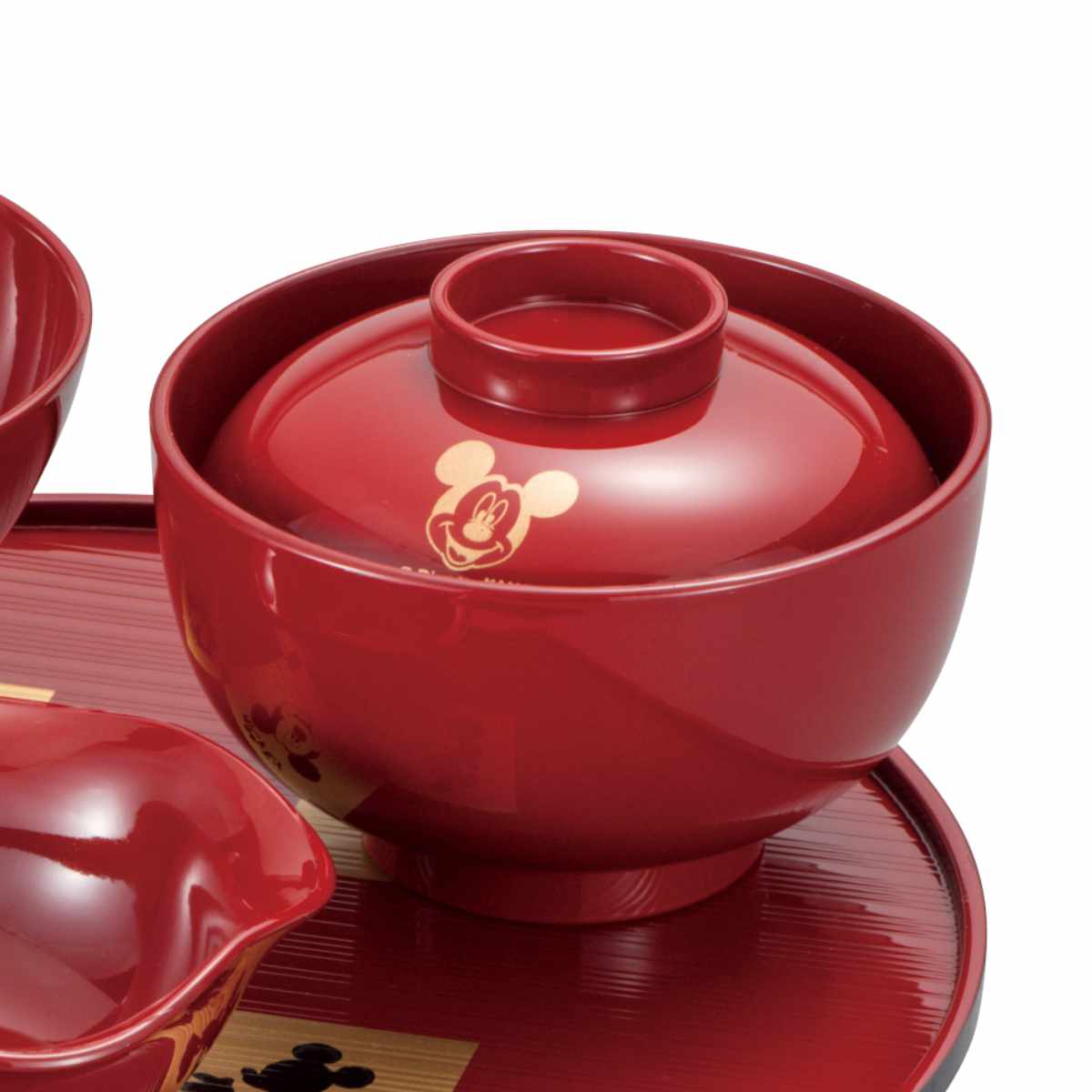 お食い初め WA M ミッキーマウス ( 日本製 男の子 女の子 食器 セット 食器セット ミッキー ディズニー 子ども食器 子供食器 初膳 5点入り おしゃれ かわいい キャラクター 和食器 祝膳 お食い初め膳 お膳 御百日祝い 百日祝い ) 【男の子】 男の子