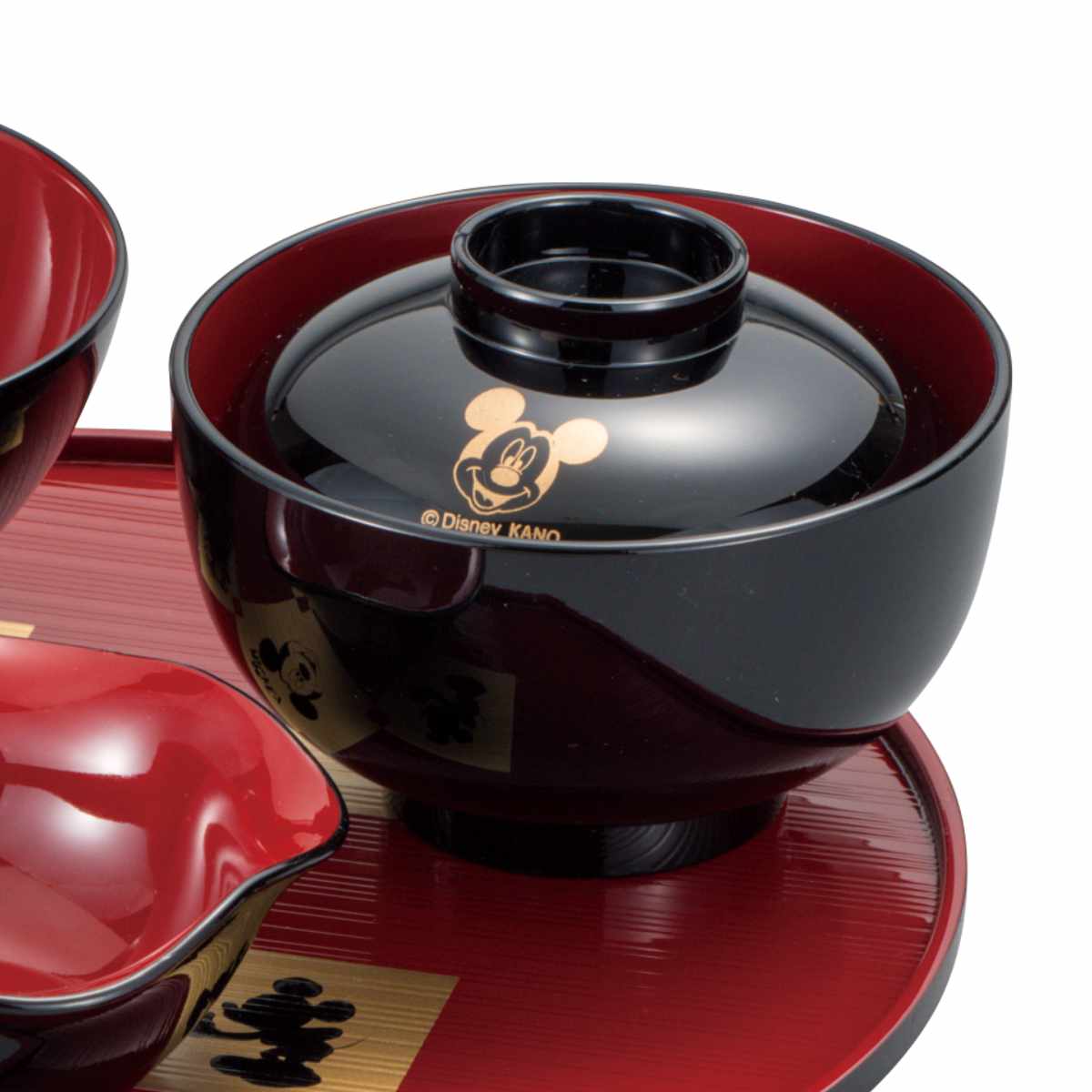 お食い初め WA M ミッキーマウス ( 日本製 男の子 女の子 食器 セット 食器セット ミッキー ディズニー 子ども食器 子供食器 初膳 5点入り おしゃれ かわいい キャラクター 和食器 祝膳 お食い初め膳 お膳 御百日祝い 百日祝い ) 【男の子】 男の子