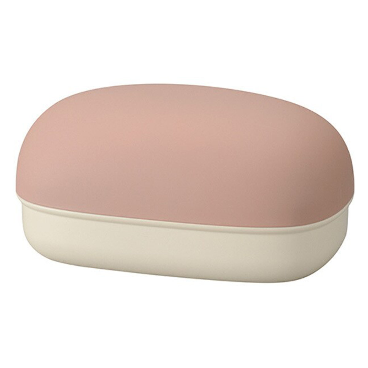 おにぎりケース 弁当箱 440ml やさしい彩り 長手おにぎり ( お弁当箱 2段 ランチボックス 食洗機対応 レンジ対応 食洗機OK レンジOK 二段弁当箱 二段 おにぎりランチ 弁当 シール蓋 おむすび 日本製 ) 【サクラ】 サクラ