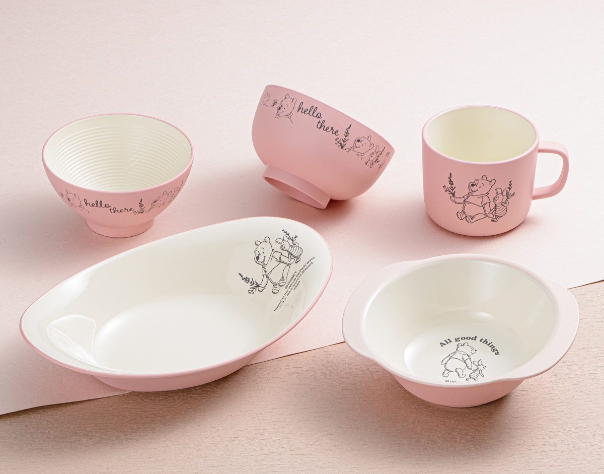 汁椀 Pooh Bee 抗菌汁わん くまのプーさん ( BPAフリー 日本製 抗菌 電子レンジ対応 食洗機対応 プーさん ピグレット 茶碗 椀 おしゃれ かわいい ディズニー キャラクター 軽い 割れにくい お椀 ボウル ) 【グレージュ】 グレージュ