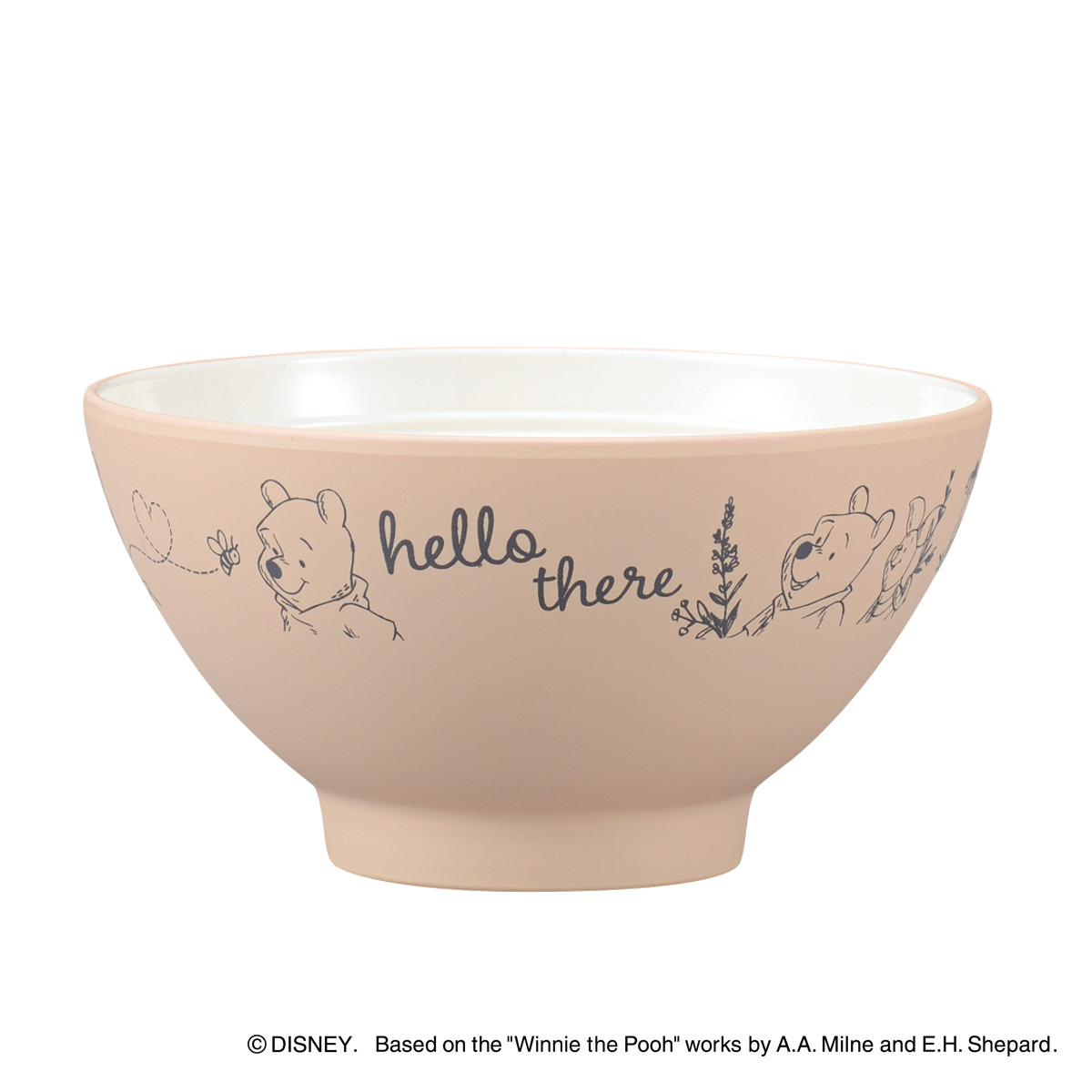 ランチプレート 茶碗 汁椀 マグカップ Pooh Bee キッズセット40 くまのプーさん ( BPAフリー 日本製 抗菌 電子レンジ対応 食洗機対応 プーさん ピグレット キッズ 子供 子ども 皿 お皿 プレート 椀 飯椀 ディズニー キャラクター )