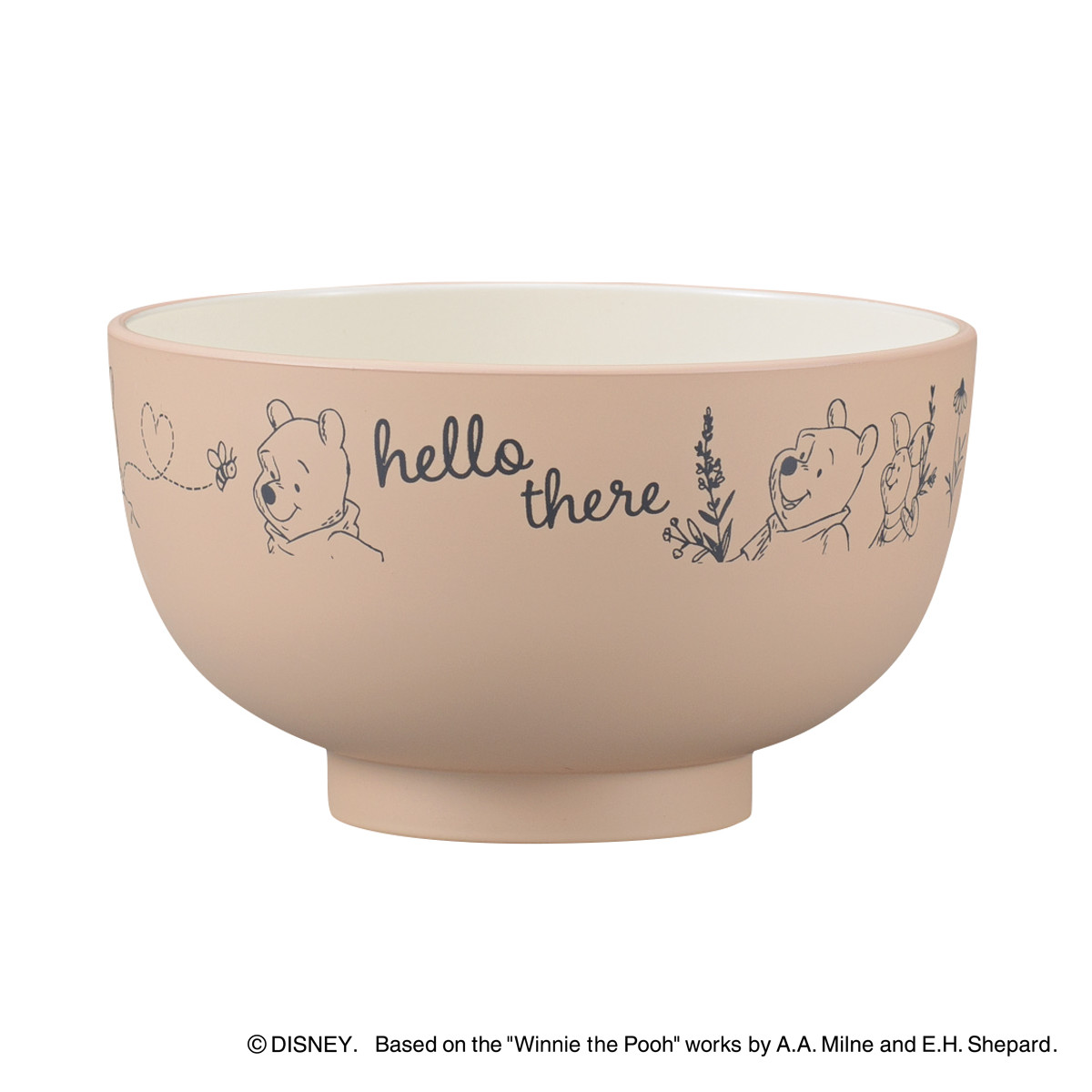 ランチプレート 茶碗 汁椀 ボウル マグカップ Pooh Bee キッズセット50 くまのプーさん ( BPAフリー 日本製 抗菌 電子レンジ対応 食洗機対応 プーさん キッズ 子供 子ども ピグレット 皿 お皿 プレート 椀 ディズニー キャラクター )