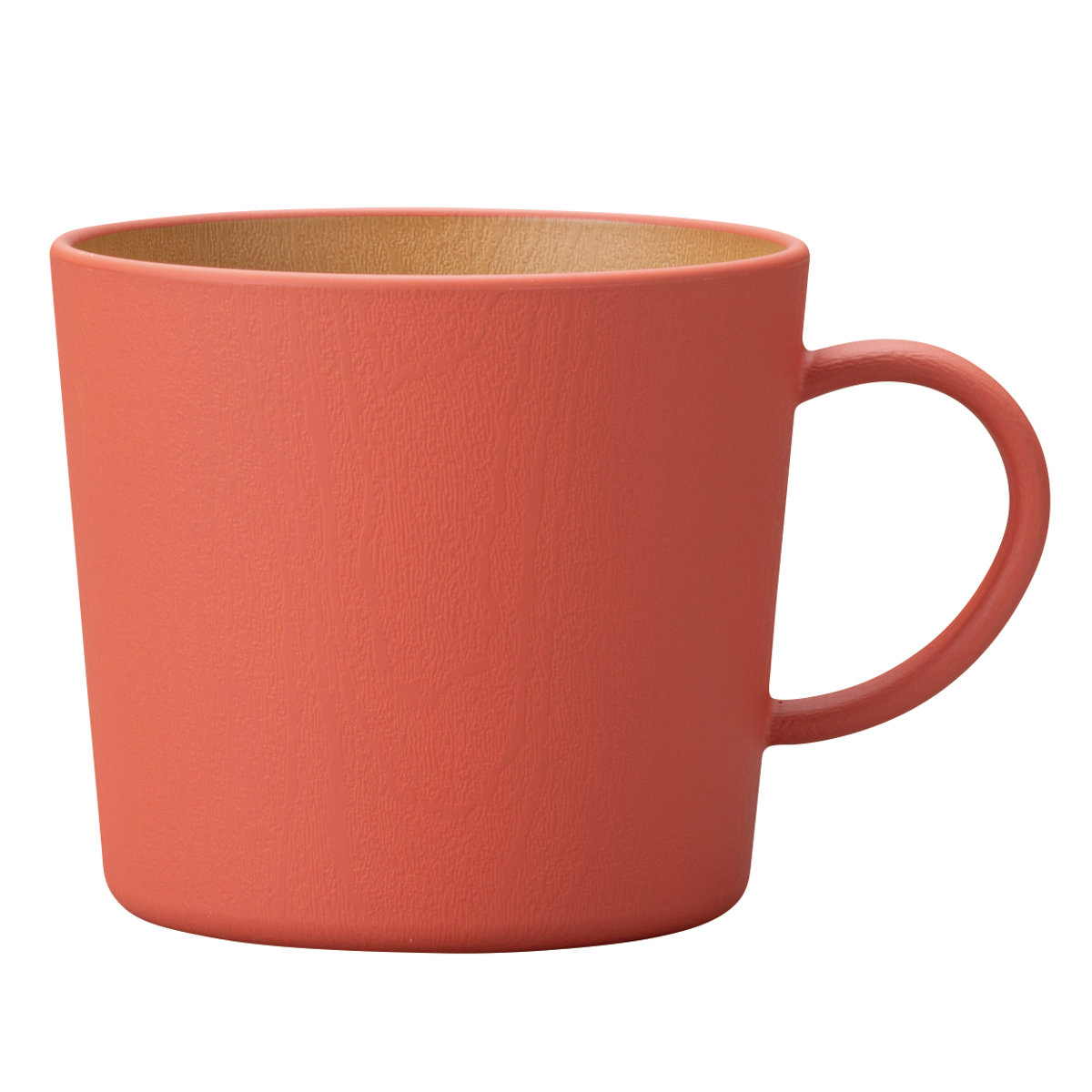 マグカップ earth color 抗菌 マグ ( BPAフリー 日本製 電子レンジ対応 食洗機対応 コップ カップ おしゃれ かわいい 軽い 割れにくい 子ども 介護 抗菌加工 木目調 ) 【グレー】 グレー