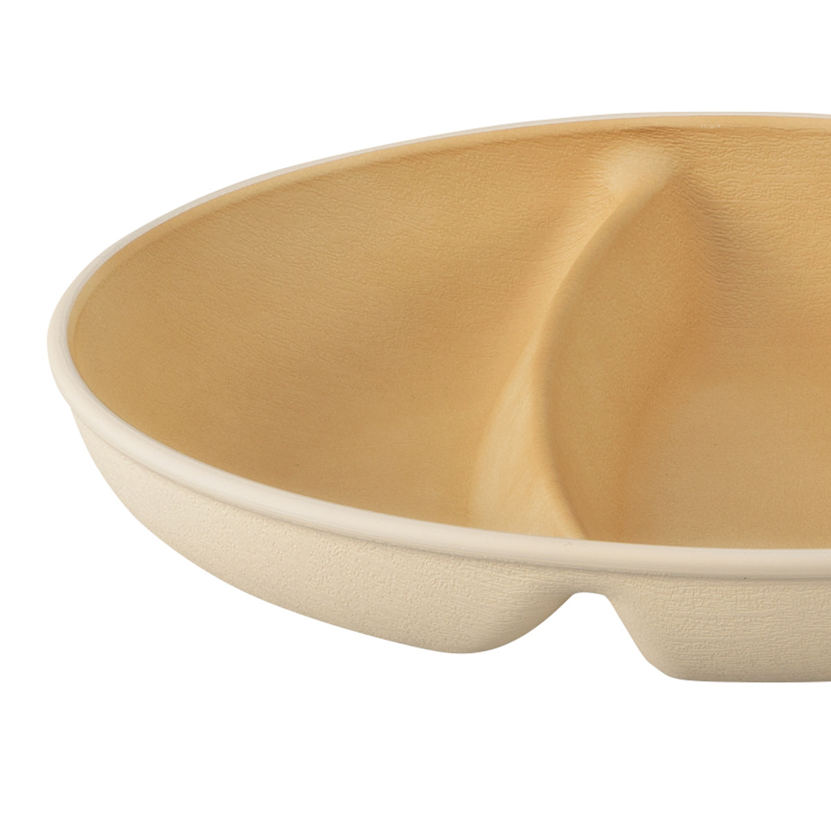 ランチプレート earth color 抗菌 小判 ランチ 2枚入 ( BPAフリー 電子レンジ対応 食洗機対応 日本製 プレート お皿 皿 24.5cm おしゃれ かわいい シンプル 仕切り皿 ランチ皿 ワンプレート 軽い 割れにくい 丈夫 2つ仕切り )