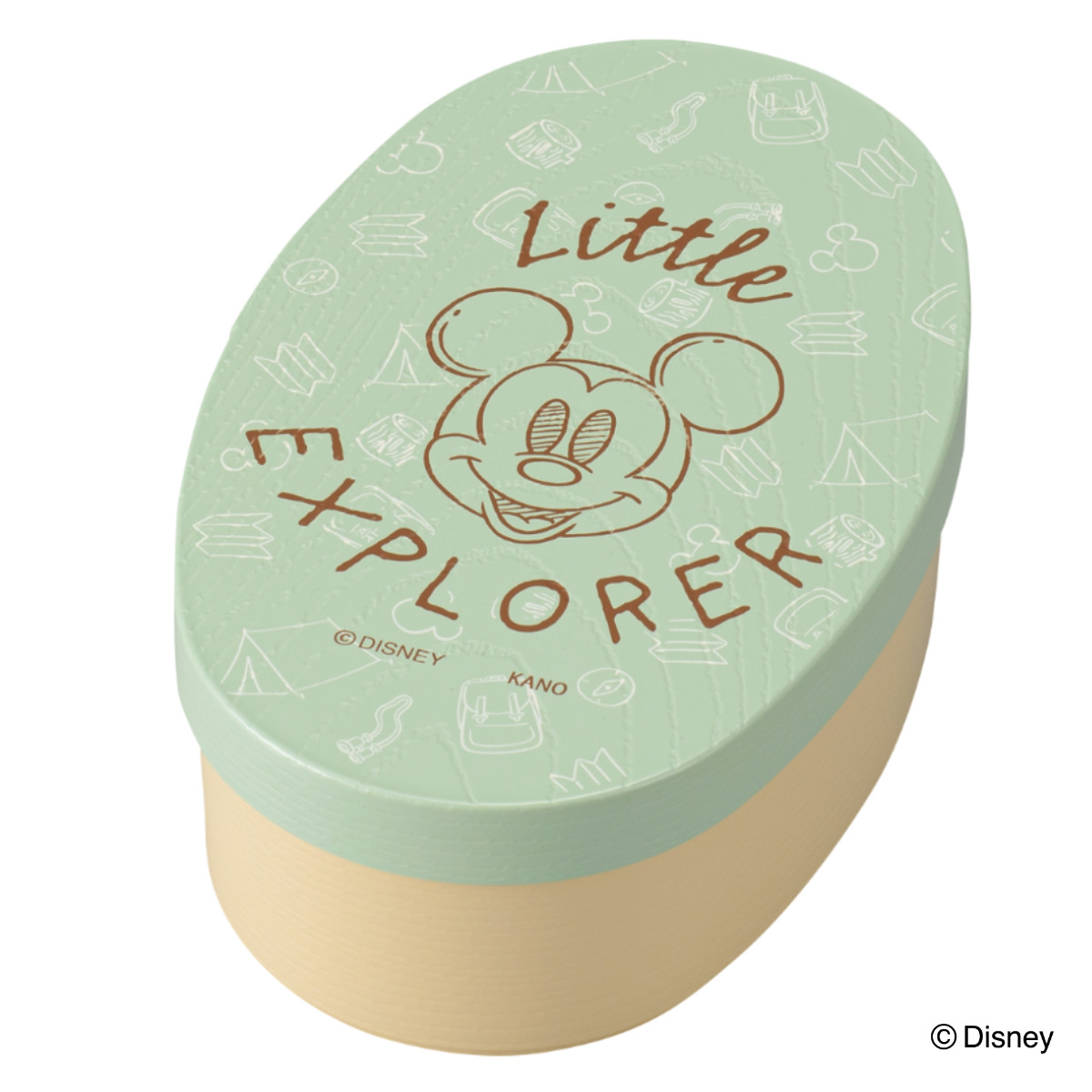 弁当箱 475ml 抗菌ランチボックス ミッキー ミニー ( ランチボックス レンジ対応 食洗機対応 一段 大人 子ども 日本製 レンジOK 食洗機OK 弁当 お弁当 ランチバンド付き わっぱ風 国産 ) 【グリーン】 グリーン