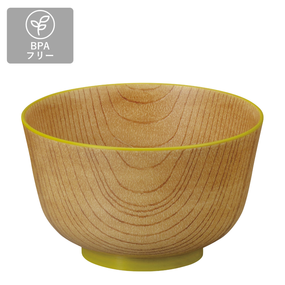 汁椀 漆の器摺り漆 大椀 歌舞伎ライン 5個入 ( 漆 電子レンジ対応 食洗機対応 BPAフリー 木製 丼物 どんぶり 丼 丼ぶり お椀 碗 おしゃれ シンプル プラスチック うどん そば 蕎麦 麺鉢 スープ 軽い 割れにくい )