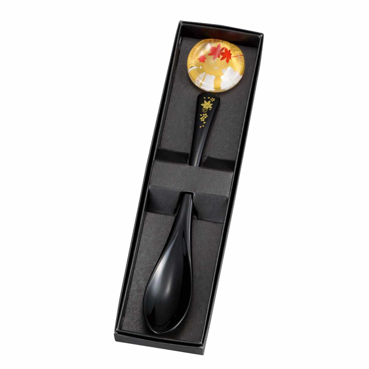 スプーン スプーンレスト 2点セット ( 日本製 カトラリー セット 和 マルチスプーン プラスチック カトラリーレスト おしゃれ 和柄 鯉 秋 うさぎ ウサギ 国産 スリム ボックス入り 贈り物 父の日 母の日 敬老の日 箱入り ) 【春秋】 春秋