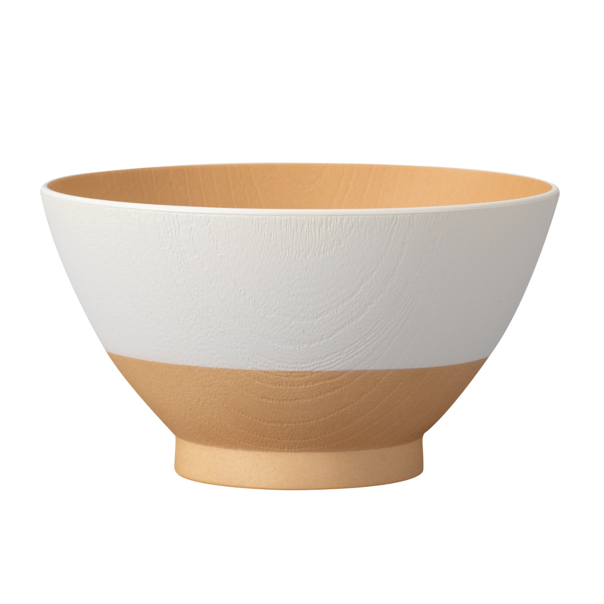 茶碗 日々色 抗菌 飯椀 ( BPAフリー 日本製 電子レンジ対応 食洗機対応 おしゃれ かわいい 11.8cm プラスチック シンプル パステル お茶わん ライスボウル 木目調 ) 【レモン】 レモン