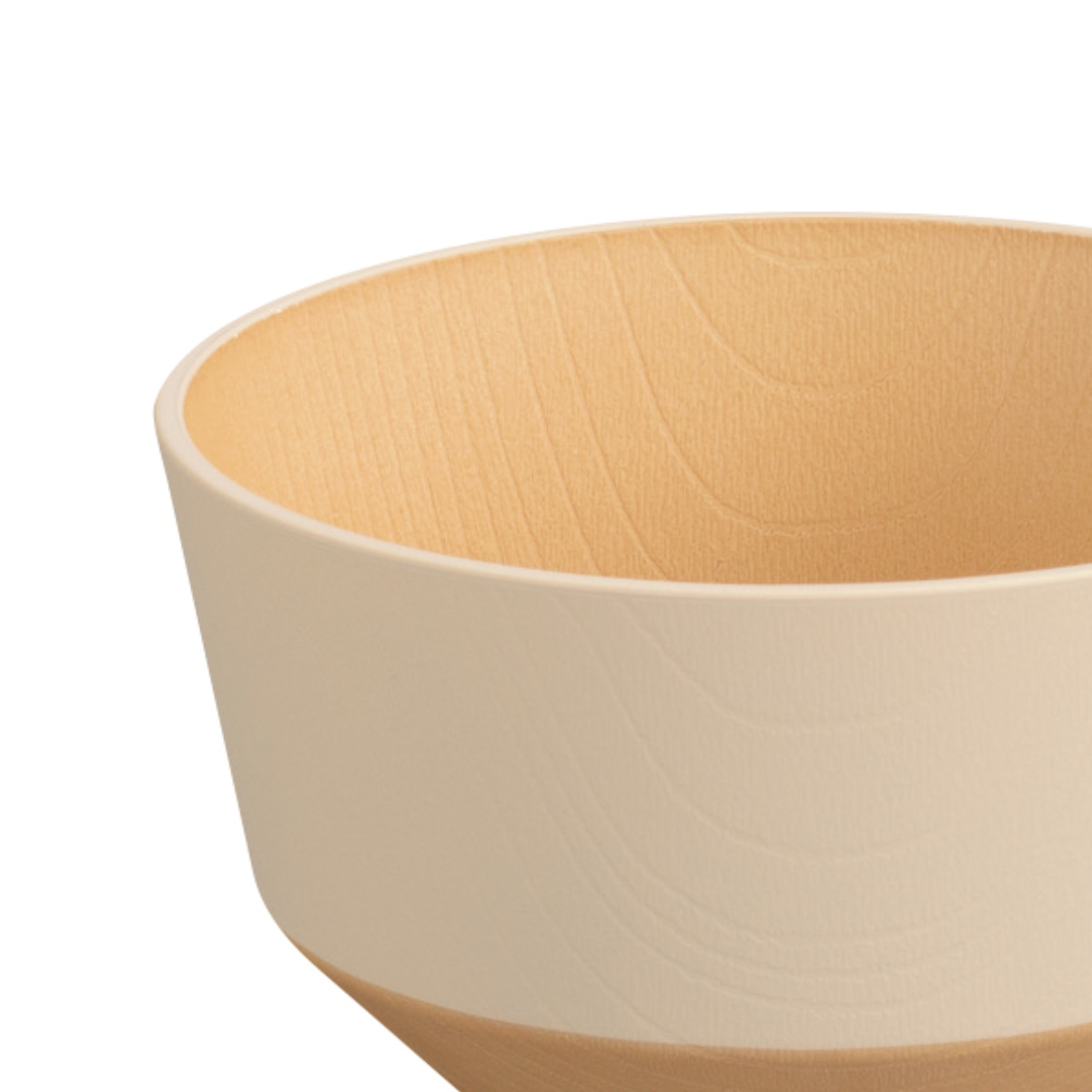 汁椀 日々色 5個セット ( 抗菌 BPAフリー 日本製 電子レンジ対応 食洗機対応 おしゃれ かわいい 茶碗 プラスチック シンプル パステル 味噌汁碗 お椀 ボウル 木目調 )