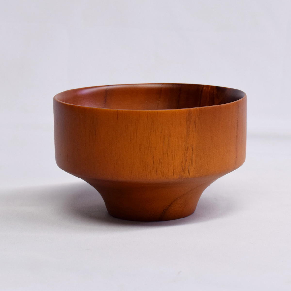 ボウル +Na Daily Bowls エッジ 同色5個セット ( 300ml 11cm 天然木 木製 茶碗 飯碗 お椀 椀 スープボウル シリアルボウル ナチュラル シンプル おしゃれ かわいい サラダ シリアル スープ ご飯 ライスボウル 木 ) 【ブラウン】 ブラウン