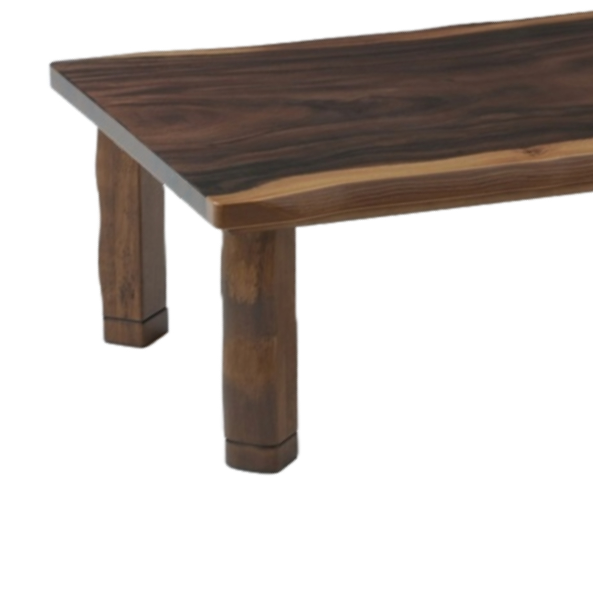 こたつテーブル 継ぎ脚 幅120cm Fモンキーポット板目 ( こたつ テーブル リビングテーブル ローテーブル 長方形 高さ調節 37cm 41cm 継ぎ足 コタツ 木製 日本製 1年中 使える 座卓 おしゃれ 和風 モダン 和室 奥行75cm )