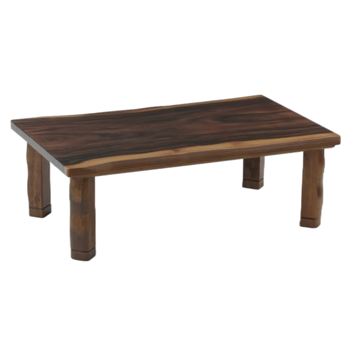 こたつテーブル 継ぎ脚 幅120cm Fモンキーポット板目 ( こたつ テーブル リビングテーブル ローテーブル 長方形 高さ調節 37cm 41cm 継ぎ足 コタツ 木製 日本製 1年中 使える 座卓 おしゃれ 和風 モダン 和室 奥行75cm )