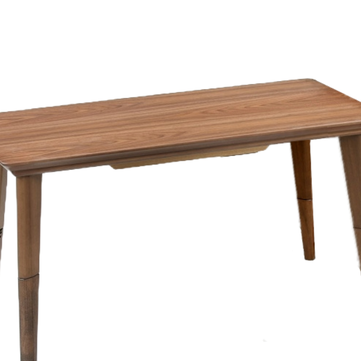 こたつテーブル 継ぎ脚 幅90cm ハイタイプ ロータイプ 2way ( こたつ テーブル リビングテーブル ローテーブル ダイニングテーブル 高さ調節 35cm 62cm 長方形 継ぎ足 コタツ 木製 天然木 日本製 1年中 使える おしゃれ 奥行60cm ) 【ウォールナット】 ウォールナット