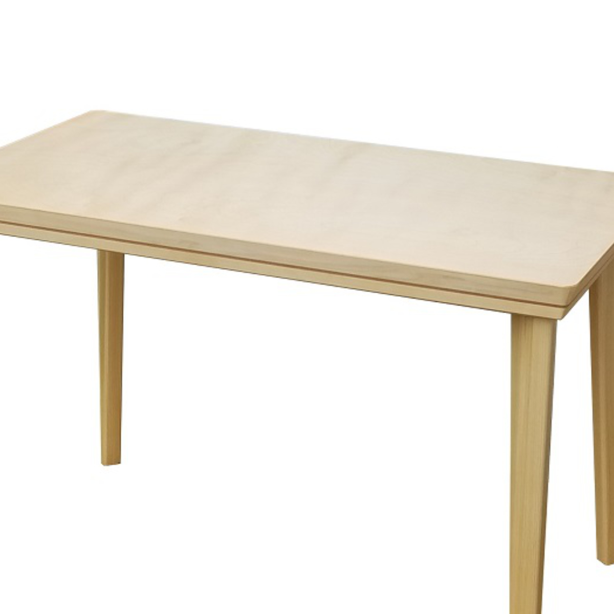 こたつテーブル 幅105cm ハイタイプ ロココ ( こたつ テーブル ダイニングテーブル コタツ 2人用 天然木 木製 日本製 長方形 リビング 1年中 使える ハロゲンヒーター ダイニング おしゃれ ) 【ブラウン】 ブラウン