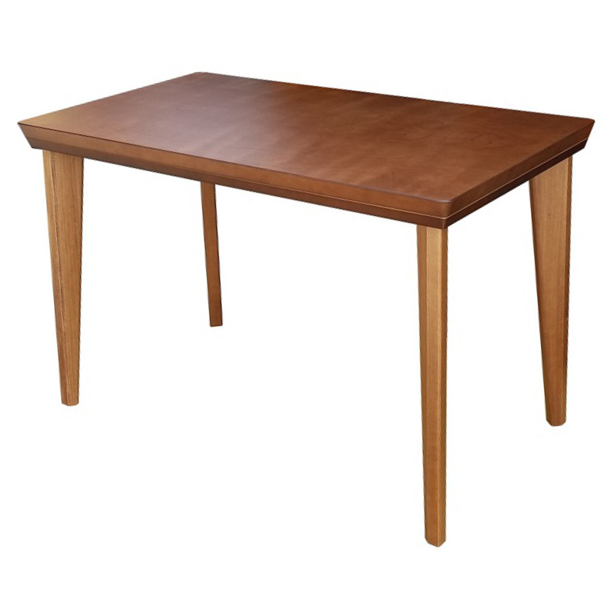 こたつテーブル 幅105cm ハイタイプ ロココ ( こたつ テーブル ダイニングテーブル コタツ 2人用 天然木 木製 日本製 長方形 リビング 1年中 使える ハロゲンヒーター ダイニング おしゃれ ) 【ブラウン】 ブラウン