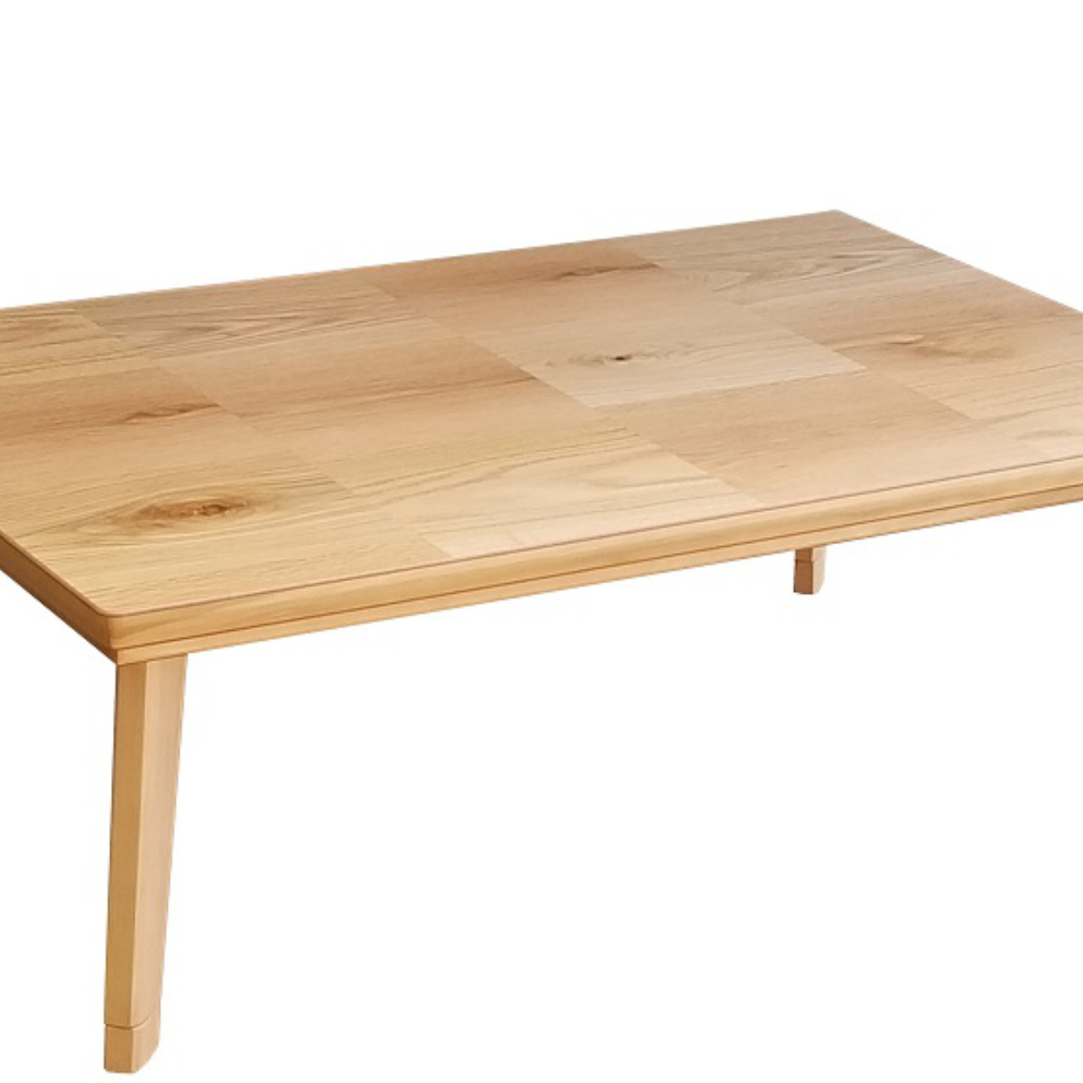 こたつテーブル 継ぎ脚 幅105cm ドルチェ ( こたつ テーブル リビングテーブル ローテーブル 長方形 高さ調節 36.5cm 40.5cm 継ぎ足 コタツ 天然木 木製 日本製 1年中 使える 座卓 おしゃれ ハロゲンヒーター 奥行70cm ) 【ナチュラル】 ナチュラル