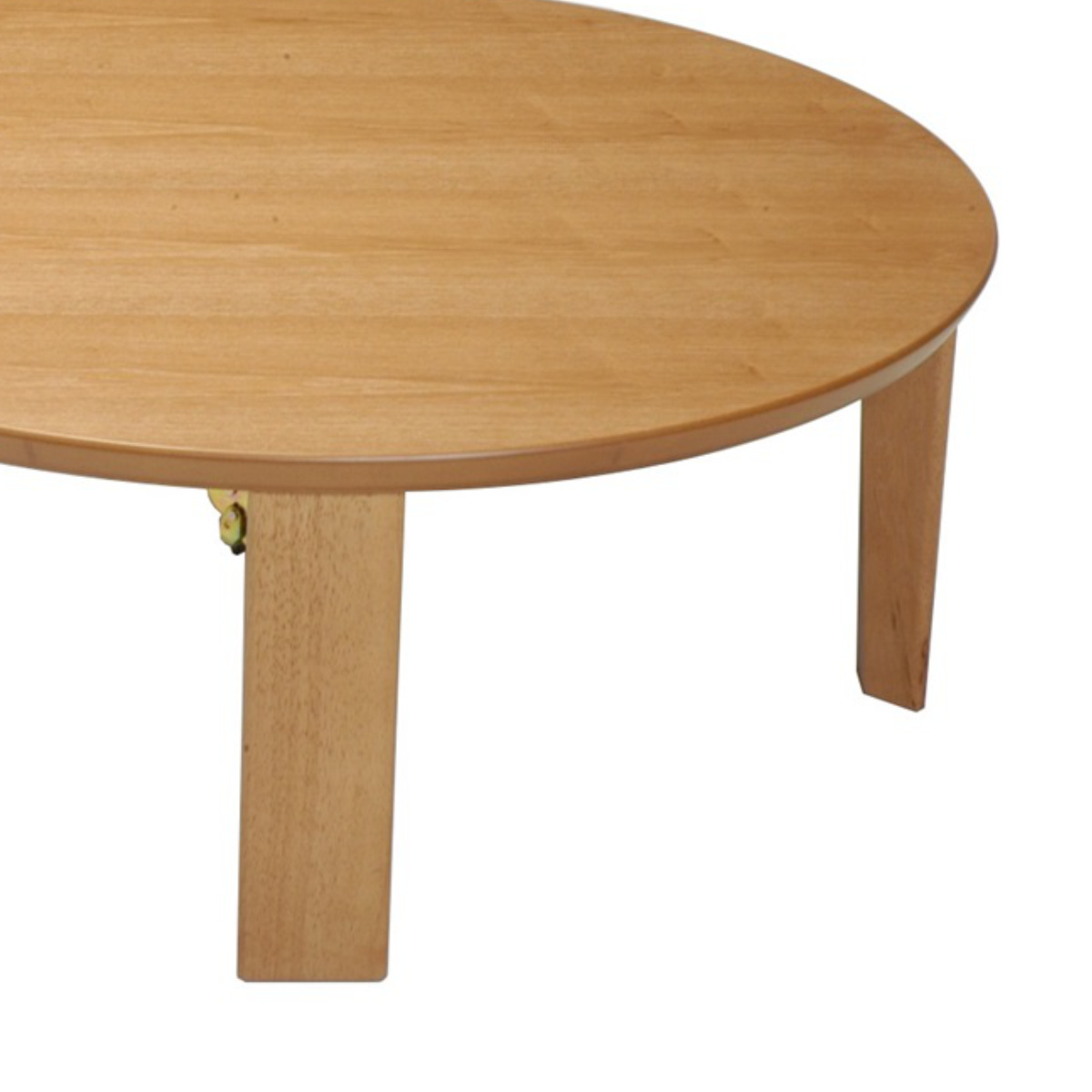 ローテーブル 折りたたみ 円型 直径90cm 座卓マロン ( テーブル 天然木 木製 折り畳み 丸 円形 完成品 折れ脚 リビングテーブル センターテーブル 日本製 ウォールナット 机 ちゃぶ台 折りたたみテーブル おしゃれ 食卓 和風 ) 【ブラウン】 ブラウン