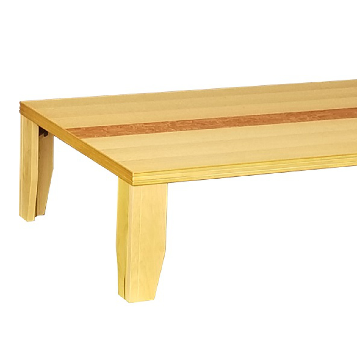 ローテーブル 折りたたみ 幅120cm 軽量座卓 Nまじかる ( テーブル 天然木 木製 折り畳み 長方形 完成品 折れ脚 リビングテーブル センターテーブル 日本製 和風 タモ 机 ちゃぶ台 四角 折りたたみテーブル おしゃれ 食卓 奥行80cm ) 【ナチュラル】 ナチュラル