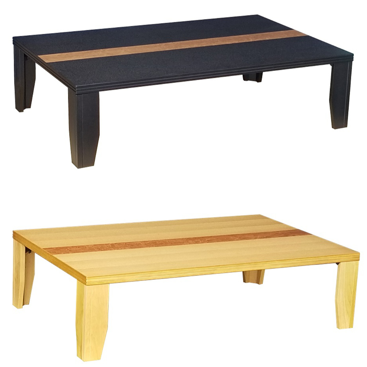 ローテーブル 折りたたみ 幅135cm 軽量座卓 Nまじかる ( テーブル 天然木 木製 折り畳み 長方形 完成品 折れ脚 リビングテーブル センターテーブル 日本製 和風 タモ 机 ちゃぶ台 四角 折りたたみテーブル おしゃれ 食卓 奥行85cm ) 【ナチュラル】 ナチュラル