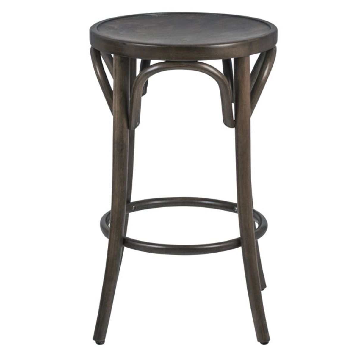 スツール 高さ65cm 曲木チェア アルト ( チェア チェアー 木製 天然木 1人掛け イス 椅子 いす 腰掛け ベントウッドチェア 丸 曲線 来客用 キッチン 玄関 背もたれなし 円形 完成品 おしゃれ 丸椅子 ) 【ブラウン】 ブラウン