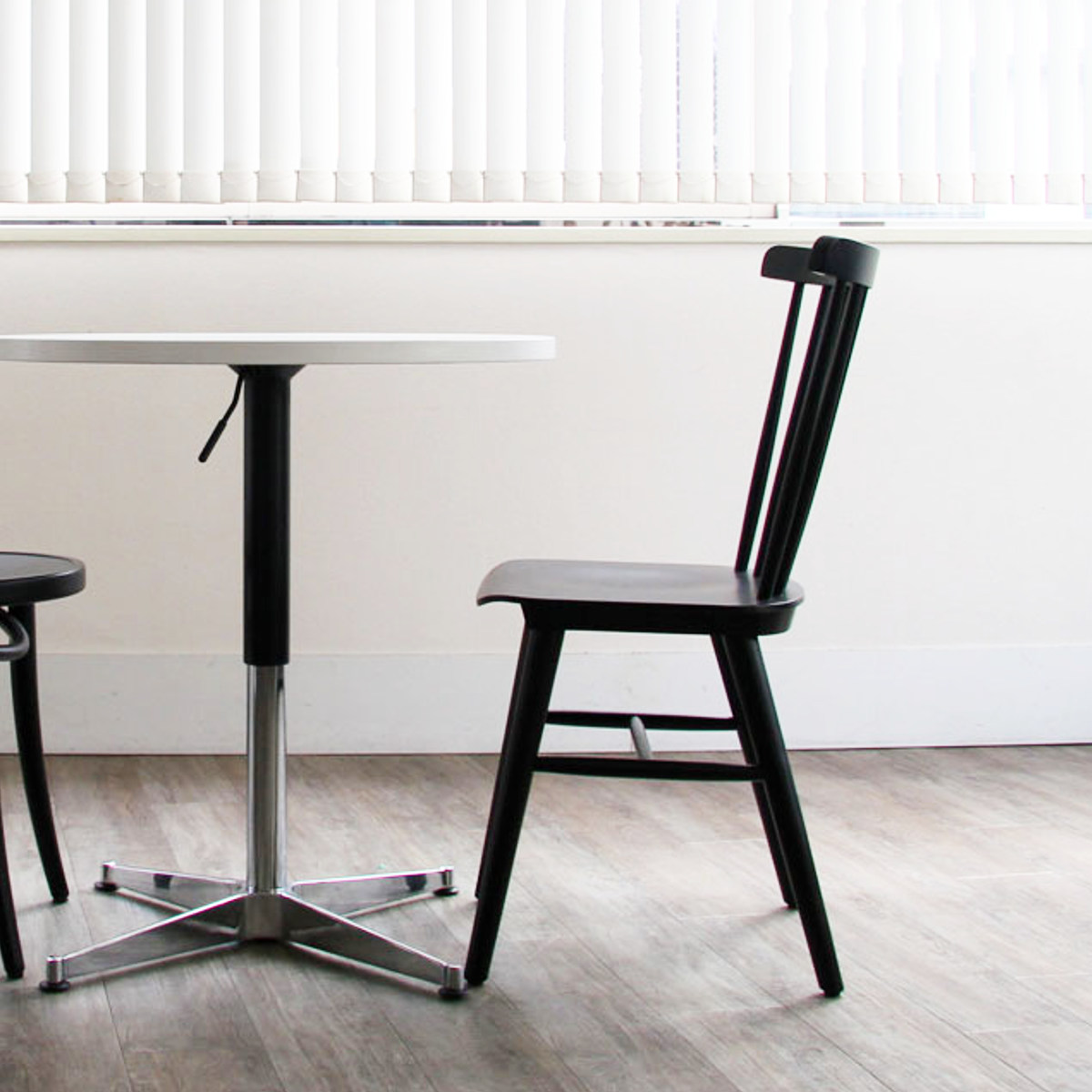 ダイニングチェア 同色2脚セット 座面高46cm 曲木チェア ハーク ( 食卓椅子 チェア ダイニング イス 椅子 木製 天然木 曲木 チェアー 完成品 食卓 リビング おしゃれ ダイニングチェアー リビングチェア アームレス 木製椅子 ) 【ブラック】 ブラック