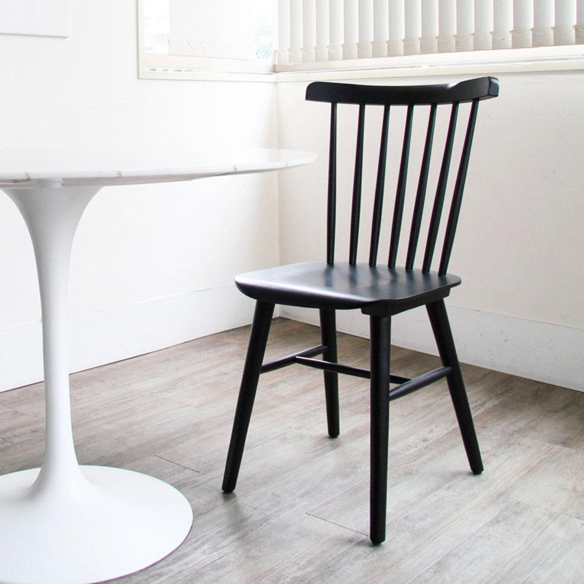 ダイニングチェア 同色2脚セット 座面高46cm 曲木チェア ハーク ( 食卓椅子 チェア ダイニング イス 椅子 木製 天然木 曲木 チェアー 完成品 食卓 リビング おしゃれ ダイニングチェアー リビングチェア アームレス 木製椅子 ) 【ブラック】 ブラック