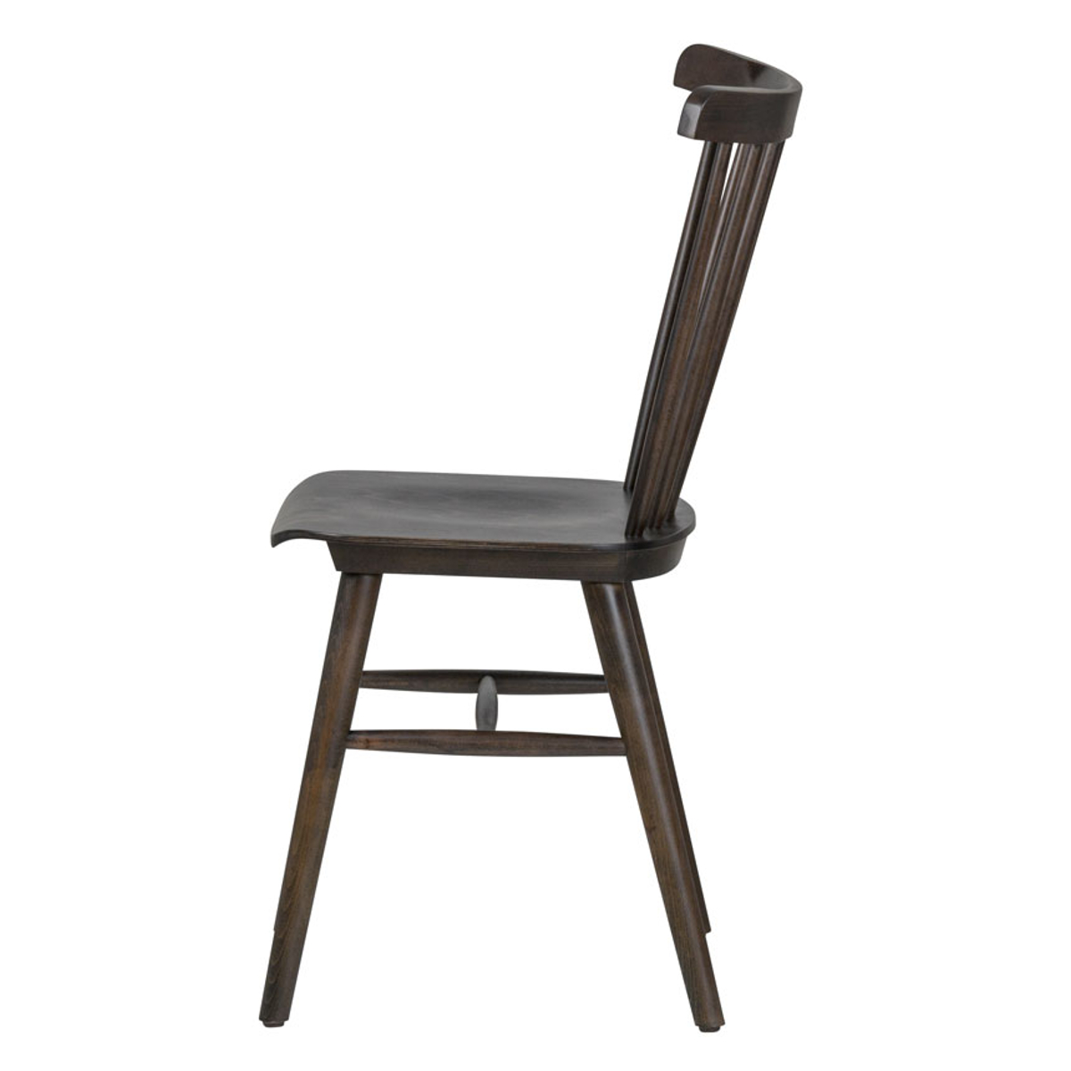 ダイニングチェア 同色2脚セット 座面高46cm 曲木チェア ハーク ( 食卓椅子 チェア ダイニング イス 椅子 木製 天然木 曲木 チェアー 完成品 食卓 リビング おしゃれ ダイニングチェアー リビングチェア アームレス 木製椅子 ) 【ブラック】 ブラック