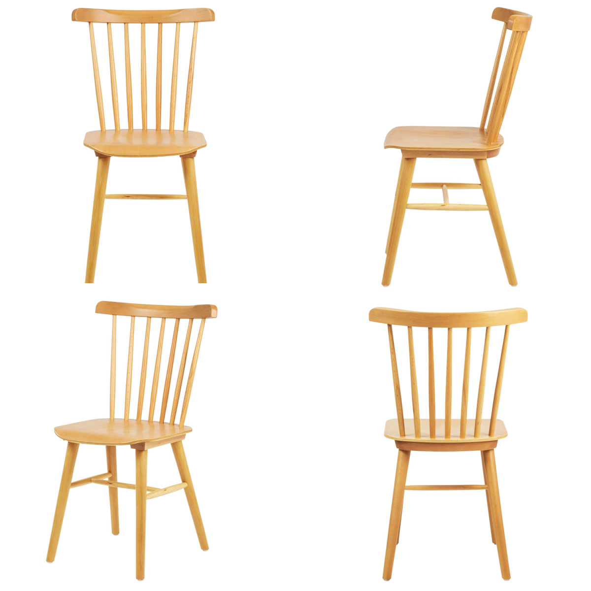 ダイニングチェア 同色2脚セット 座面高46cm 曲木チェア ハーク ( 食卓椅子 チェア ダイニング イス 椅子 木製 天然木 曲木 チェアー 完成品 食卓 リビング おしゃれ ダイニングチェアー リビングチェア アームレス 木製椅子 ) 【ブラック】 ブラック