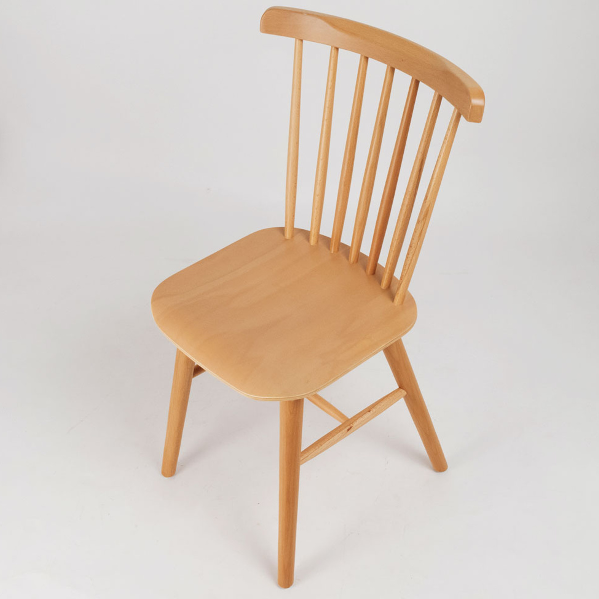 ダイニングチェア 同色2脚セット 座面高46cm 曲木チェア ハーク ( 食卓椅子 チェア ダイニング イス 椅子 木製 天然木 曲木 チェアー 完成品 食卓 リビング おしゃれ ダイニングチェアー リビングチェア アームレス 木製椅子 ) 【ブラック】 ブラック