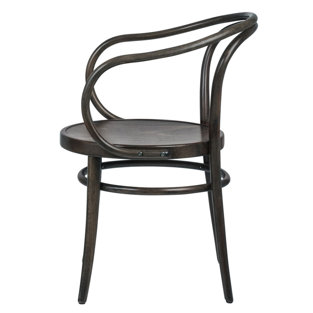 ダイニングチェア 座面高46cm 曲木チェア ルネ ( 食卓椅子 チェア ダイニング イス 椅子 木製 天然木 曲木 チェアー 完成品 食卓 リビング おしゃれ ダイニングチェアー リビングチェア 肘掛け 木製椅子 )