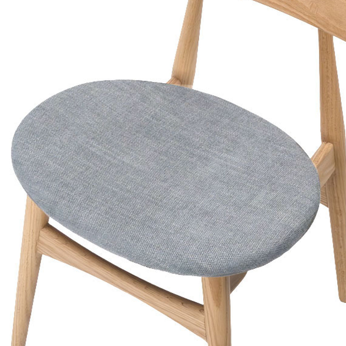 ダイニングチェア 座面高47cm レッドオーク 1542 ( チェア ダイニング イス 椅子 食卓椅子 完成品 木製 天然木 肘なし 背もたれ アーチ形状 ファブリック チェアー いす 食卓 リビング 木製椅子 リビングチェア ) 【ベージュ】 ベージュ