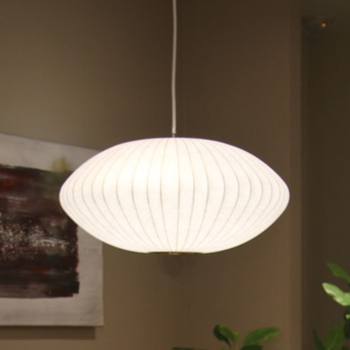 ペンダントライト バブルランプ ソーサー ミディアム ( リプロダクト LED ライト 照明 ランプ 吊り下げ 天井 シーリングライト 和モダン 北欧 モダン ジョージネルソン デザイナーズ )