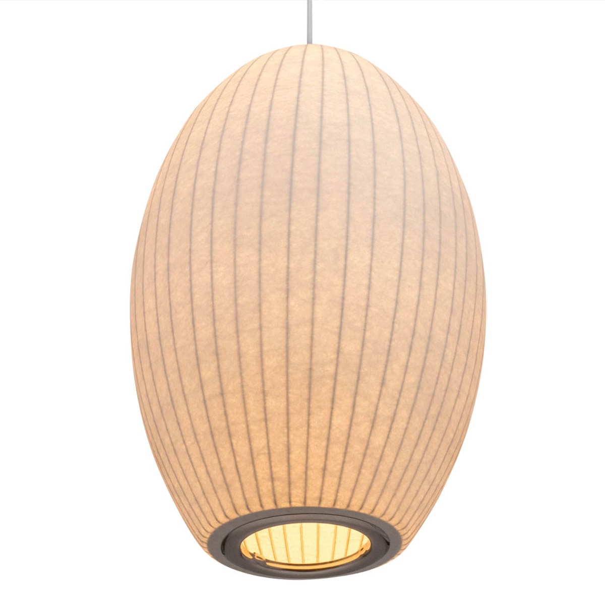 ペンダントライト バブルランプ シガー ミディアム ( リプロダクト LED ライト 照明 ランプ 吊り下げ 天井 シーリングライト 和モダン 北欧 モダン ジョージネルソン デザイナーズ )