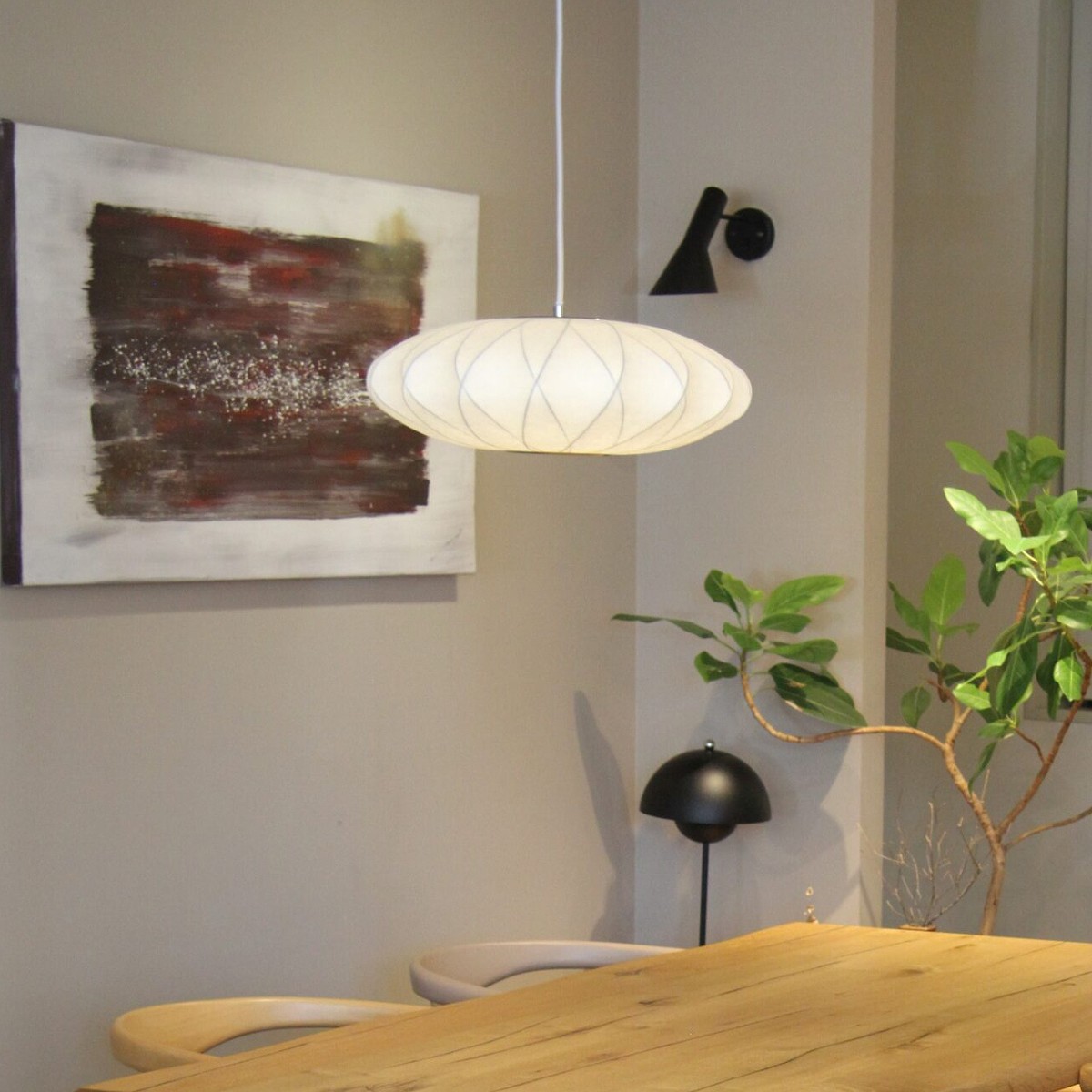 ペンダントライト バブルランプ クリスクロス スモール ( リプロダクト LED ライト 照明 ランプ 吊り下げ 天井 シーリングライト 和モダン 北欧 モダン ジョージネルソン デザイナーズ )