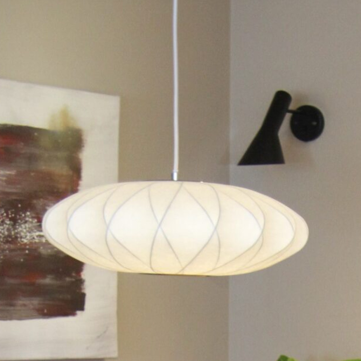 ペンダントライト バブルランプ クリスクロス スモール ( リプロダクト LED ライト 照明 ランプ 吊り下げ 天井 シーリングライト 和モダン 北欧 モダン ジョージネルソン デザイナーズ )