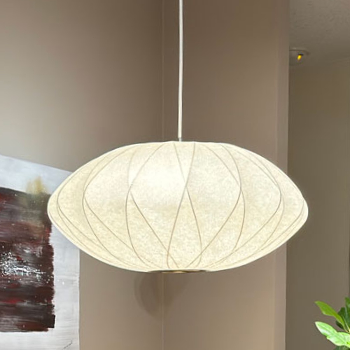 ペンダントライト バブルランプ クリスクロス ミディアム ( リプロダクト LED ライト 照明 ランプ 吊り下げ 天井 シーリングライト 和モダン 北欧 モダン ジョージネルソン デザイナーズ )