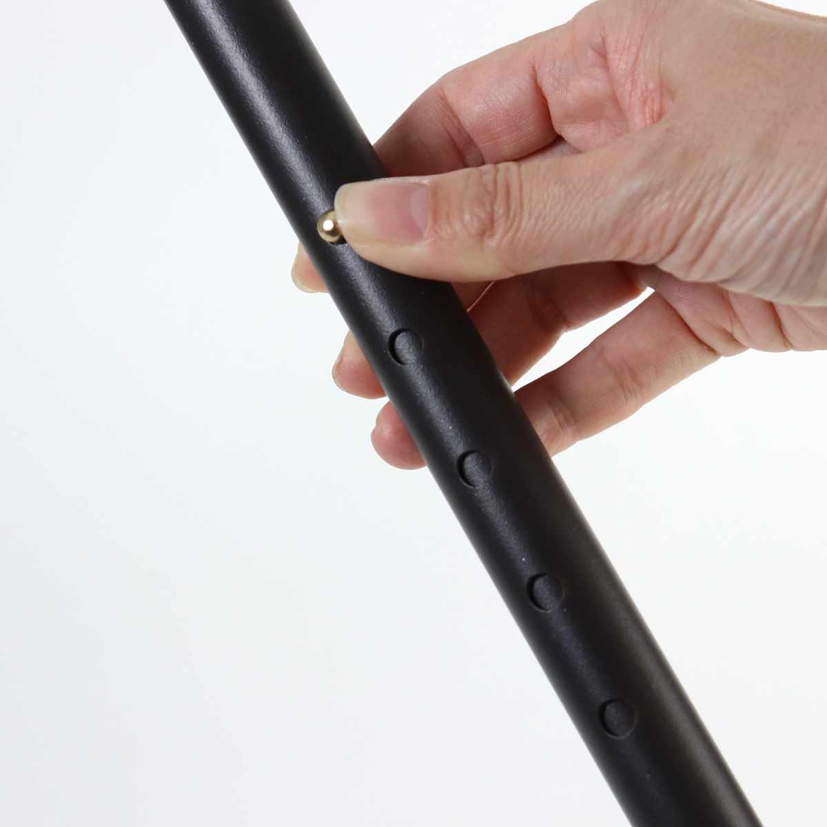 杖 伸縮 オッセンベルグ OSSシリーズ スリムネック ( つえ ステッキ 伸縮杖 一点杖 長さ調節 軽量 介護 歩行補助 高齢者 おしゃれ 介護用品 9段階調節 スリム 持ち運び コンパクト 歩行 補助 リハビリ ) 【ブラウン】 ブラウン