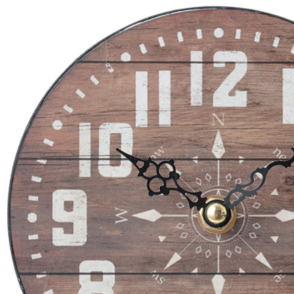 dショッピング |置き時計 コンパス アナログ 時計 おしゃれ （ 置時計 