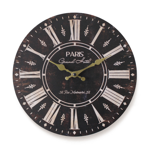 掛け時計 PARIS アナログ おしゃれ 時計 （ 壁掛け時計 とけい