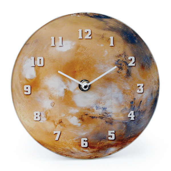 置き時計 マーズ アナログ 火星 時計 インテリア