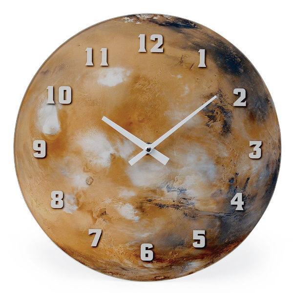 掛け時計 アナログ マーズ 火星 壁掛け 時計 インテリア