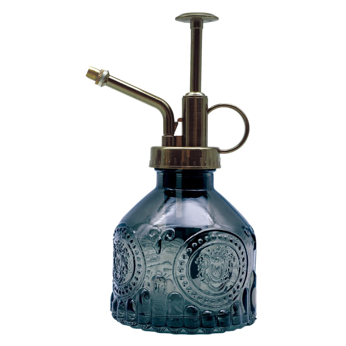 霧吹き ガラススプレイヤー ロイヤル ( ガラス スプレー ミストボトル スプレーボトル ガラス製 霧ふき 霧吹 おしゃれ ガーデニング 観葉植物 ディスプレイ お手入れ 190ミリ 水やり アンティーク調 ) 【アンバー】 アンバー