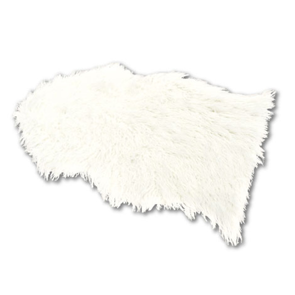 フロアマット リッシュ アクセントラグ S ( ラグ 玄関マット インテリア フェイクファー ふわふわ アニマル 敷き物 マット ロングファー かわいい 高級感 癒し もこもこ 毛並み ロング 幅90cm ) 【ブラックラビット】 ブラックラビット