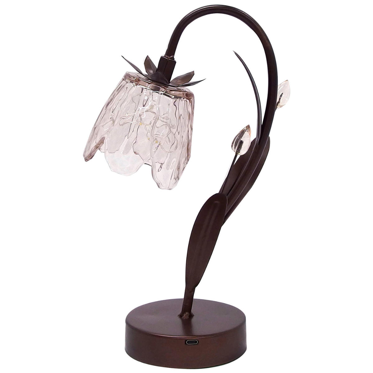 スタンドライト LEDライト インテリアライト ( 間接照明 卓上 テーブルランプ 卓上ライト LED 花 フラワー 電池式 USB インテリア 寝室 リビング 読書灯 授乳灯 常夜灯 おしゃれ ホリデーシーズン クリスマス ) 【スズラン】 スズラン