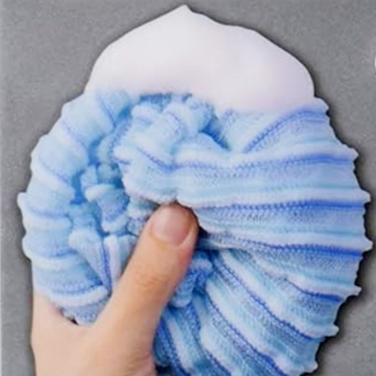 ボディタオル あわざわり ( ウォッシュタオル ボディータオル 浴用タオル 泡立ち 日本製 バスグッズ タオル 体洗い お風呂タオル しっかり洗える 爽快 ) 【ブルー】 ブルー