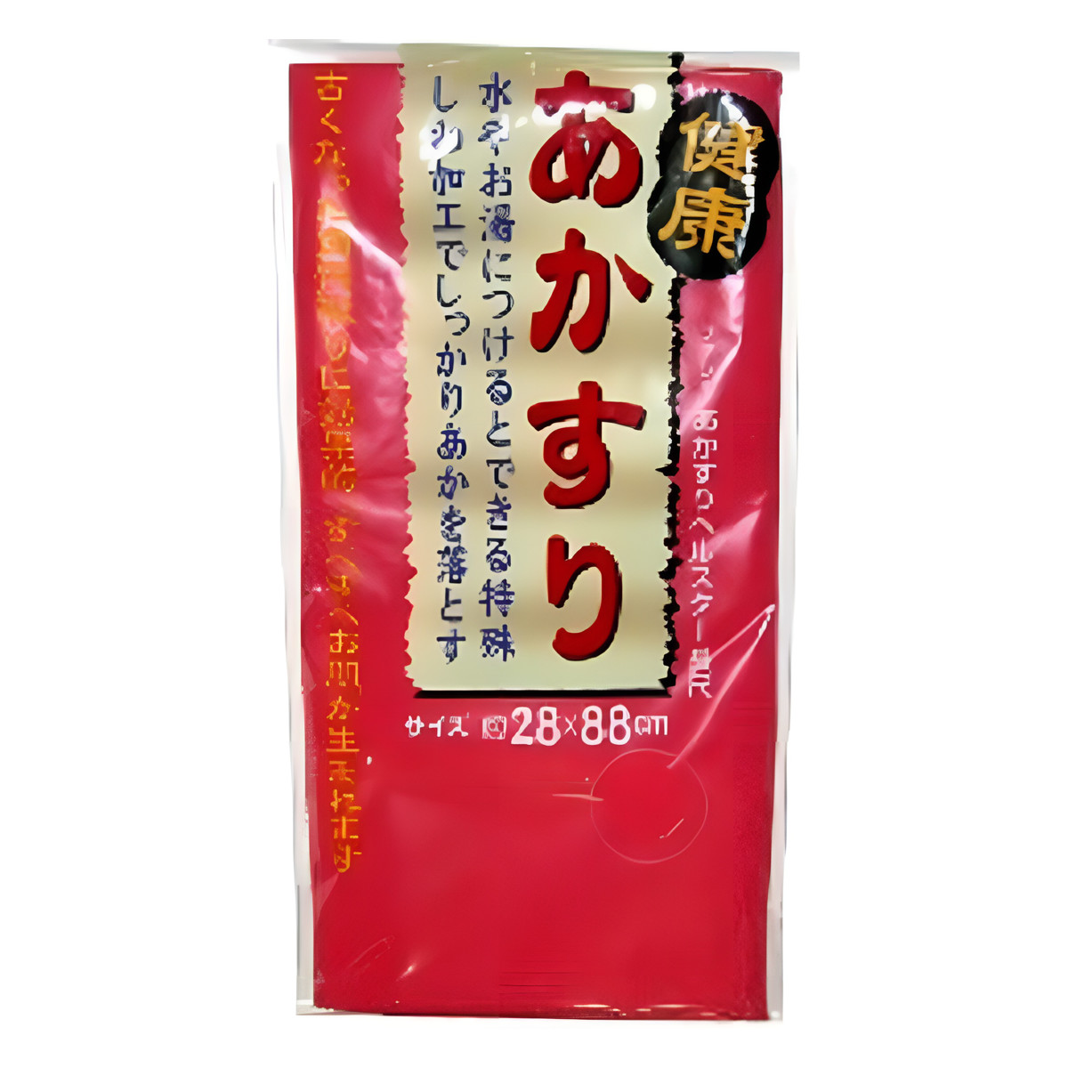 ファシル あかすりヘルスター長尺 ( ボディタオル 浴用タオル キクロン あかすり 長尺レッド バスグッズ タオル 体洗い お風呂タオル しっかり洗える )