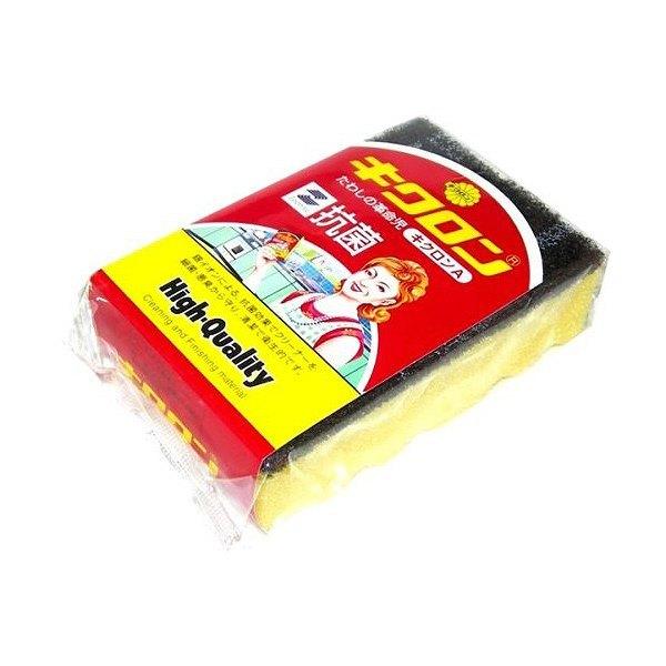 キクロンA スポンジたわし 抗菌 日本製 ( キッチンスポンジ スポンジ 食器洗いスポンジ 食器用スポンジ たわし 台所用スポンジ キッチンたわし 食器洗い かため へたりにくい 丈夫 )