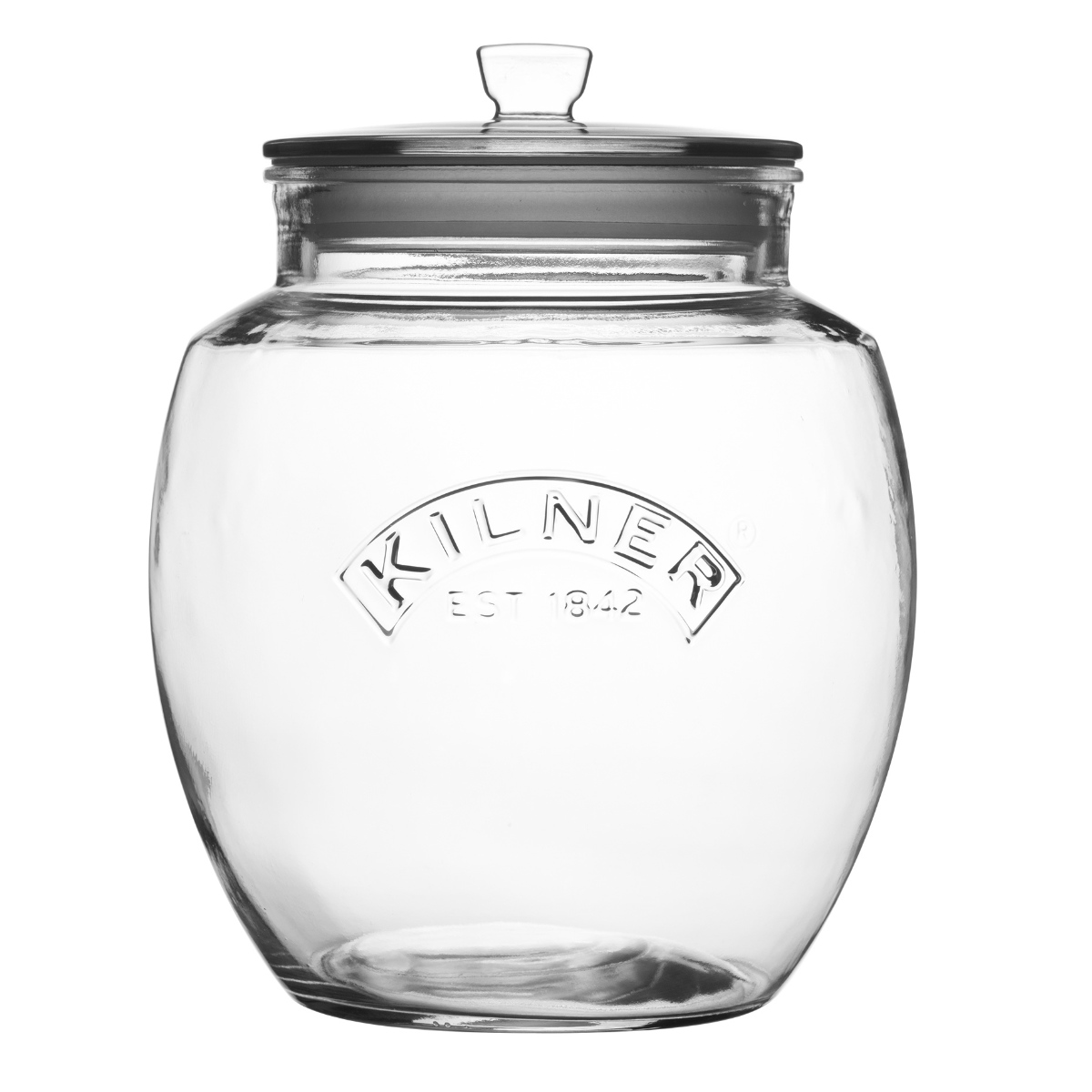 保存瓶 KILNER 4L Universal Push Top Storage Jar ( キルナー ガラス 食洗機対応 保存 瓶 密閉容器 ガラスジャー キャニスター ガラス保存瓶 お菓子 グラノーラ お米 調味料 小物入れ 4000ml おしゃれ )
