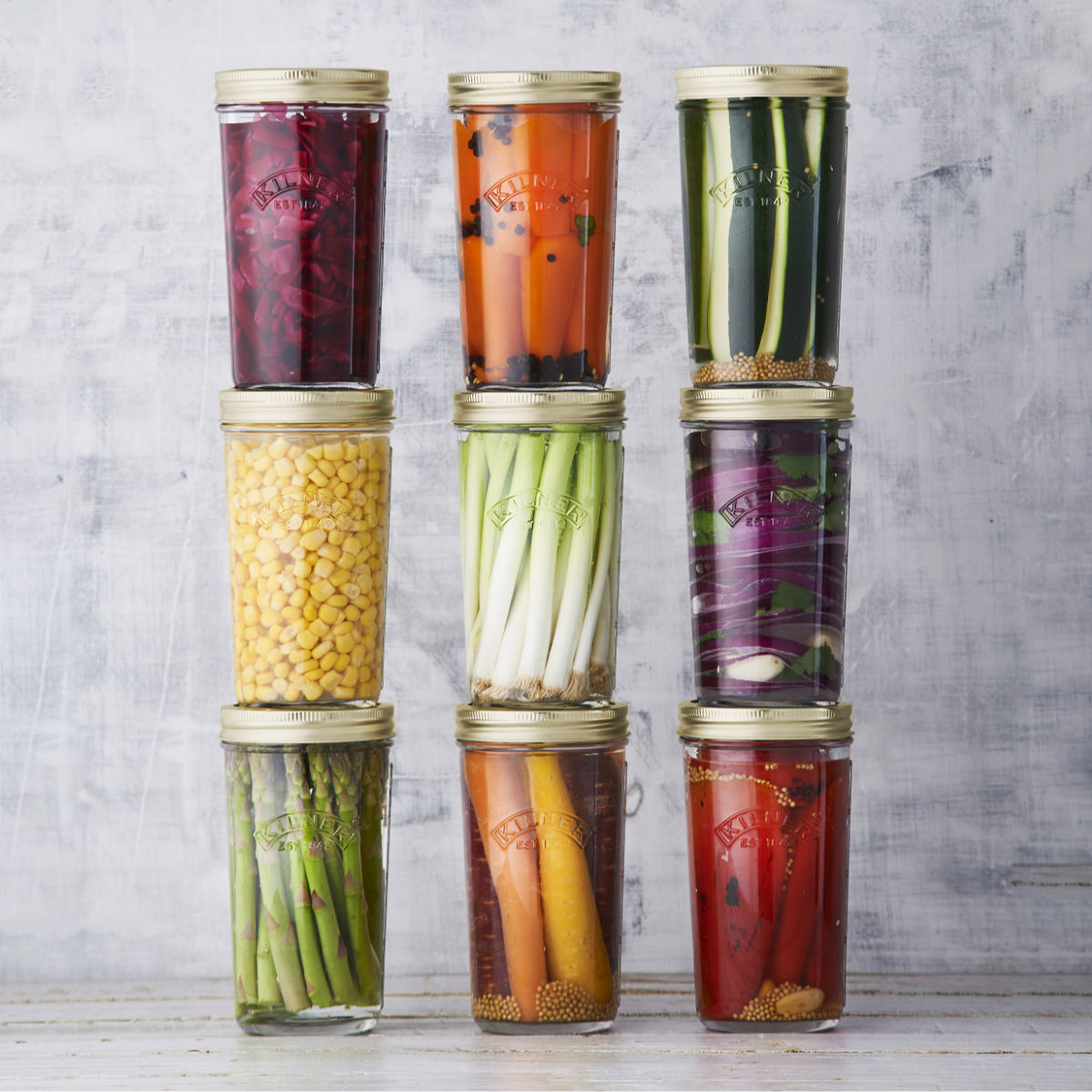 保存瓶 KILNER 500ml Wide Mouth Preserve Jar ( キルナー 保存瓶 食洗機対応 保存 瓶 ガラス ガラス容器 キャニスター 食品 ワイドマウスプリザーブジャー 調味料 密封容器 シロップ 果実酒 乾物 広口 )