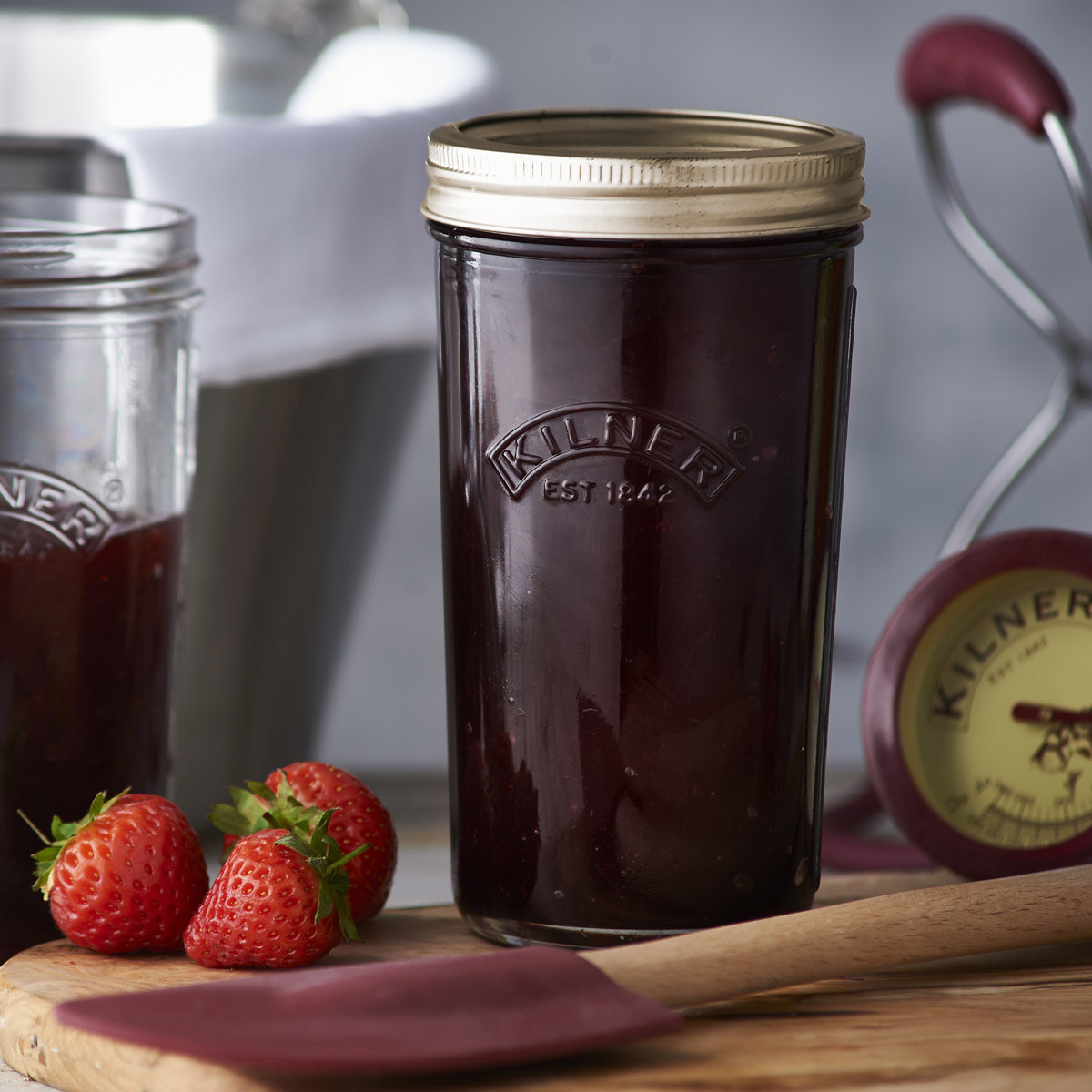 保存瓶 KILNER 500ml Wide Mouth Preserve Jar ( キルナー 保存瓶 食洗機対応 保存 瓶 ガラス ガラス容器 キャニスター 食品 ワイドマウスプリザーブジャー 調味料 密封容器 シロップ 果実酒 乾物 広口 )